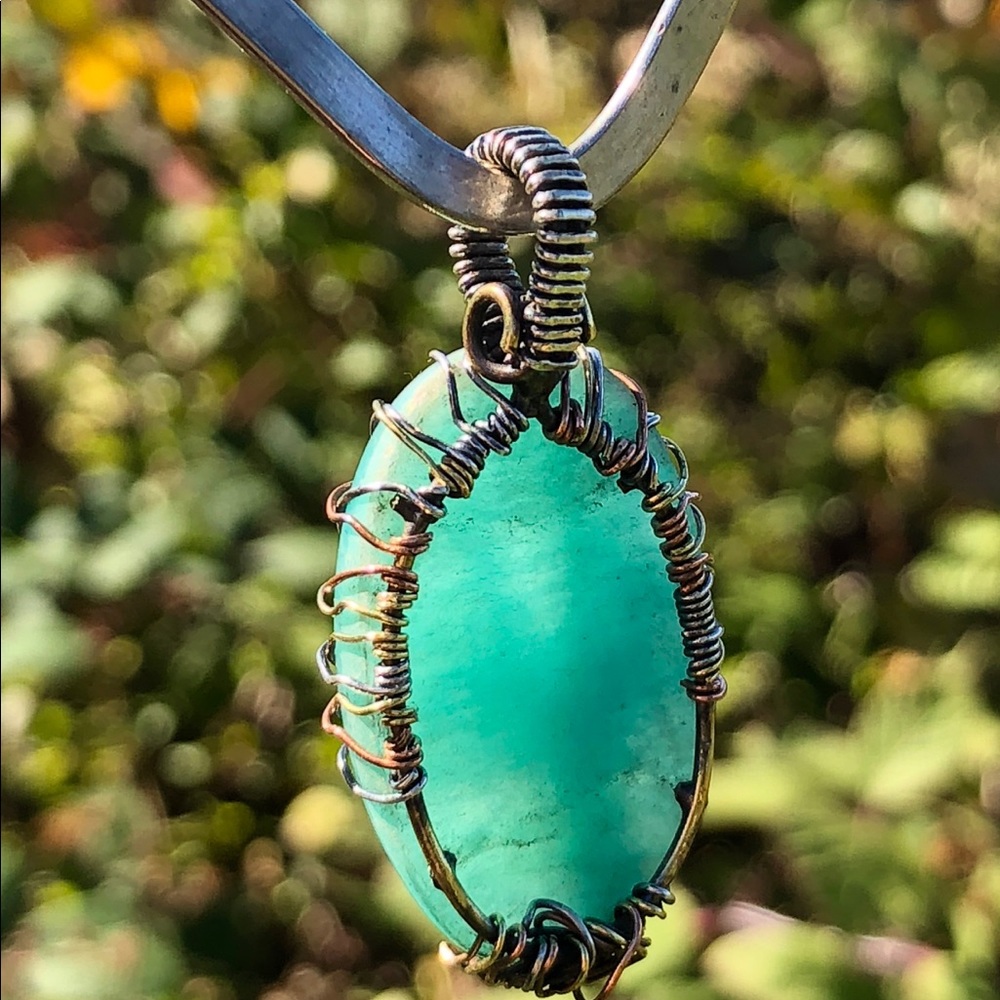 GIFTED Tree of life Amazonite pendant - Picture 8 of 8